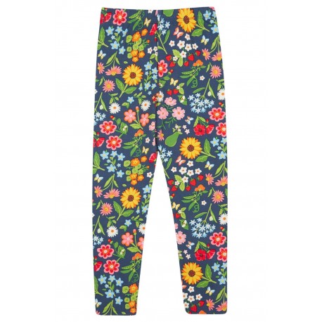 frugi - Bio Kinder Leggings "Libby" mit Gartenblumen-Allover