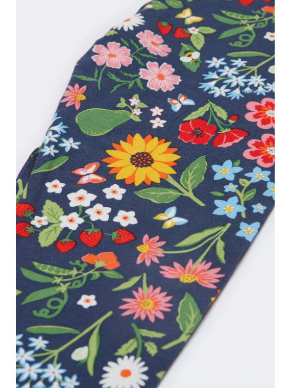 frugi - Bio Kinder Leggings "Libby" mit Gartenblumen-Allover