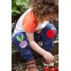 frugi - Bio Kinder Sweathose "Character" mit Rüben/Apfel-Patches
