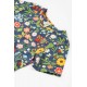 frugi - Bio Kinder Jersey Kleid kurzarm "Sunshine" mit Gartenblumen-Allover