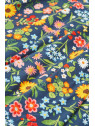 frugi - Bio Kinder Jersey Kleid kurzarm "Sunshine" mit Gartenblumen-Allover