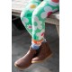 frugi - Bio Kinder Leggings "Leona" mit Blumenfeld-Allover
