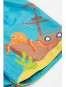 frugi - Kinder Badeshorts "Polkerris" mit Unterwasserwelt-Motiv