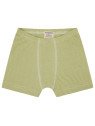 loud + proud - Bio Kinder Hipshorts Doppelpack mit Streifen/uni, avocado