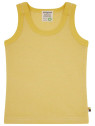 loud + proud - Bio Kinder Unterhemden Doppelpack mit Streifen/uni, gold