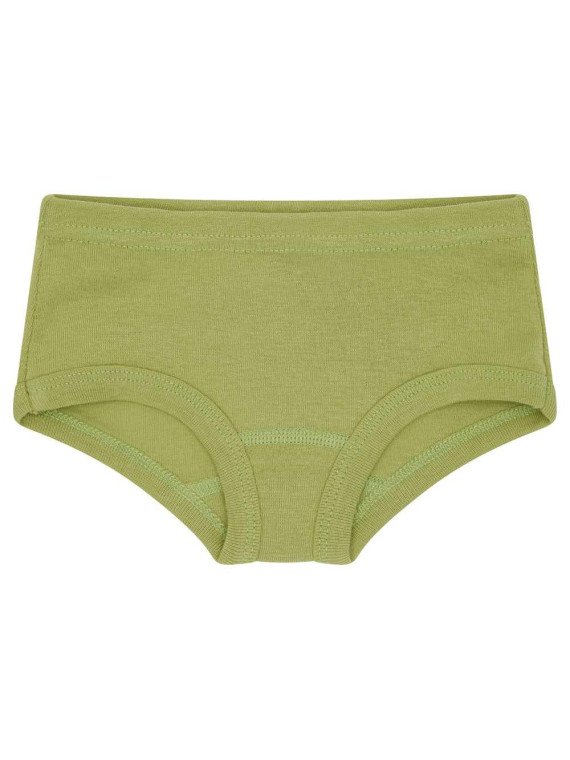 loud + proud - Bio Kinder Panties Doppelpack, avocado