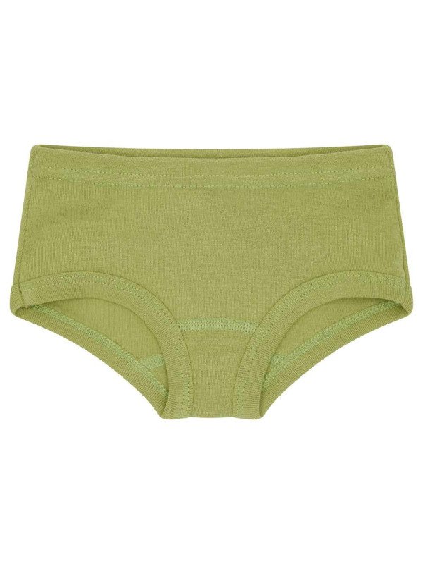 loud + proud - Bio Kinder Panties Doppelpack, avocado