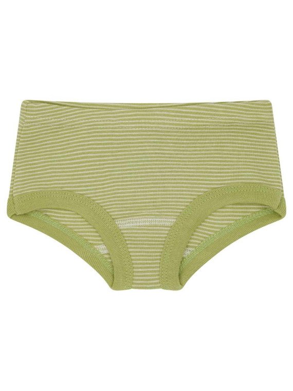 loud + proud - Bio Kinder Panties Doppelpack, avocado