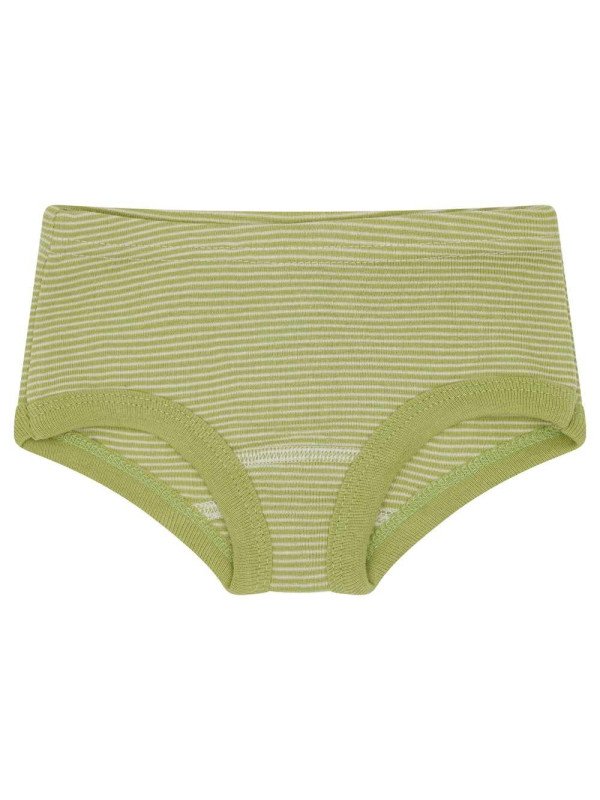 loud + proud - Bio Kinder Panties Doppelpack, avocado