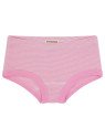 loud + proud - Bio Kinder Panties Doppelpack mit Streifen/uni, malve
