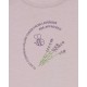 loud + proud - Bio Kinder T-Shirt pflanzengefärbt, flieder