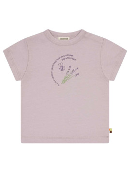 loud + proud - Bio Kinder T-Shirt pflanzengefärbt, flieder