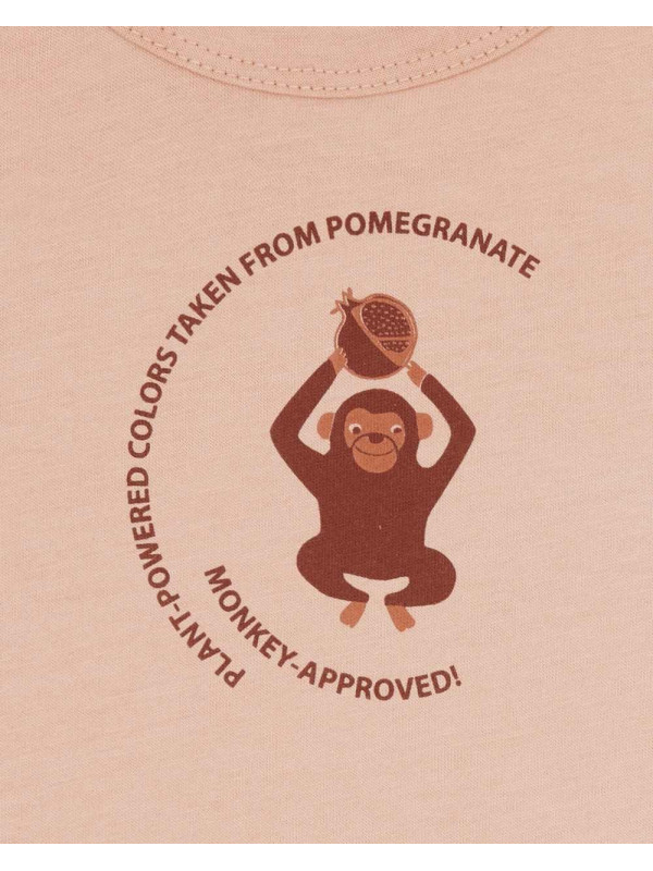 loud + proud - Bio Kinder T-Shirt pflanzengefärbt, pomegranate