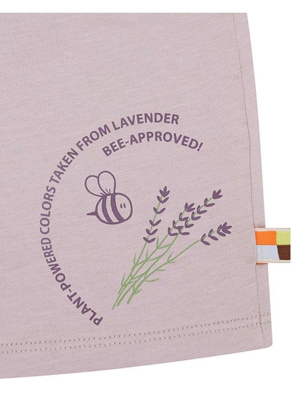 loud + proud - Bio Kinder Shorts pflanzengefärbt, lavendel
