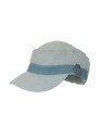 PICKAPOOH - Bio Kinder Musselin Mütze "Mika", blau