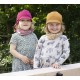 PICKAPOOH - Bio Kinder Mütze "PICKAPOOH-Sunny" mit Nackenschutz, Wolle/Seide, caramel