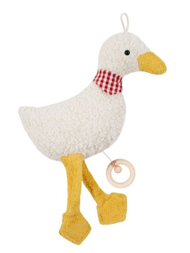 Efie - Bio Spieluhr "Gans" Melodie "Guter Mond du gehst so stille", 38 cm