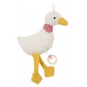 Efie - Bio Spieluhr "Gans" Melodie "Guter Mond du gehst so stille", 38 cm