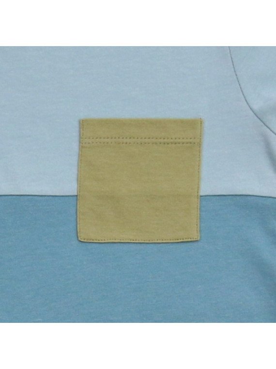 Enfant Terrible - Bio Kinder T-Shirt mit Colourblocking und Tasche