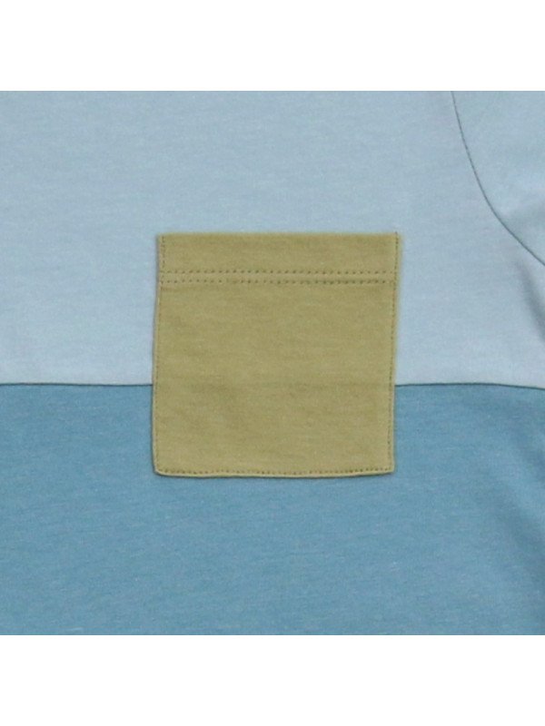 Enfant Terrible - Bio Kinder T-Shirt mit Colourblocking und Tasche