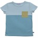 Enfant Terrible - Bio Kinder T-Shirt mit Colourblocking und Tasche