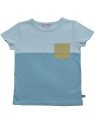 Enfant Terrible - Bio Kinder T-Shirt mit Colourblocking und Tasche