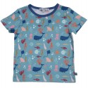 Enfant Terrible - Bio Kinder T-Shirt mit Meerestiere-Allover