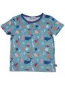 Enfant Terrible - Bio Kinder T-Shirt mit Meerestiere-Allover