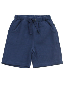 Enfant Terrible - Bio Kinder Musselin Shorts, nachtblau
