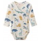 People Wear Organic - Bio Baby Wickelbody mit Savannentieren-Allover