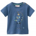 People Wear Organic - Bio Baby T-Shirt mit Giraffen-Druck