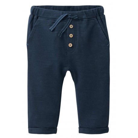 People Wear Organic - Bio Kinder Sweathose mit Seitentaschen, dunkelblau