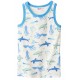 People Wear Organic - Bio Kinder Unterhemd mit Meerestiere-Allover