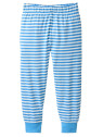 People Wear Organic - Bio Kinder Schlafanzug mit Meerestiere-Allover und Streifen