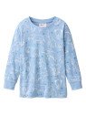 People Wear Organic - Bio Kinder Schlafanzug mit Elefanten-Allover, blau