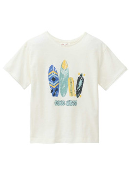 People Wear Organic - Bio Kinder T-Shirt mit Boards-Druck
