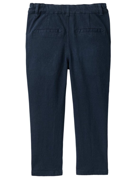 People Wear Organic - Bio Kinder Chinohose mit Taschen, dunkelblau