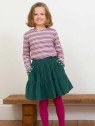 kite kids - Bio Kinder Cordrock mit Blumenstickerei