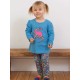 kite kids - Bio Kinder Leggings mit Blumen und Pilzen-Druck