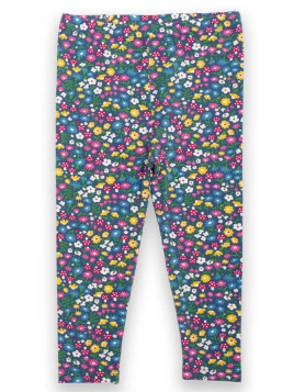 kite kids - Bio Kinder Leggings mit Blumen und Pilzen-Druck