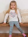 kite kids - Bio Kinder Leggings mit Waldblumen-Druck