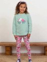 kite kids - Bio Kinder Sweatshirt mit Pony/Schweine-Applikation