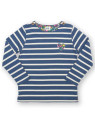 kite kids - Bio Kinder Langarmshirt mit Herz-Applikation und Streifen