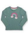 kite kids - Bio Kinder Langarmshirt mit Regenbogen-Druck