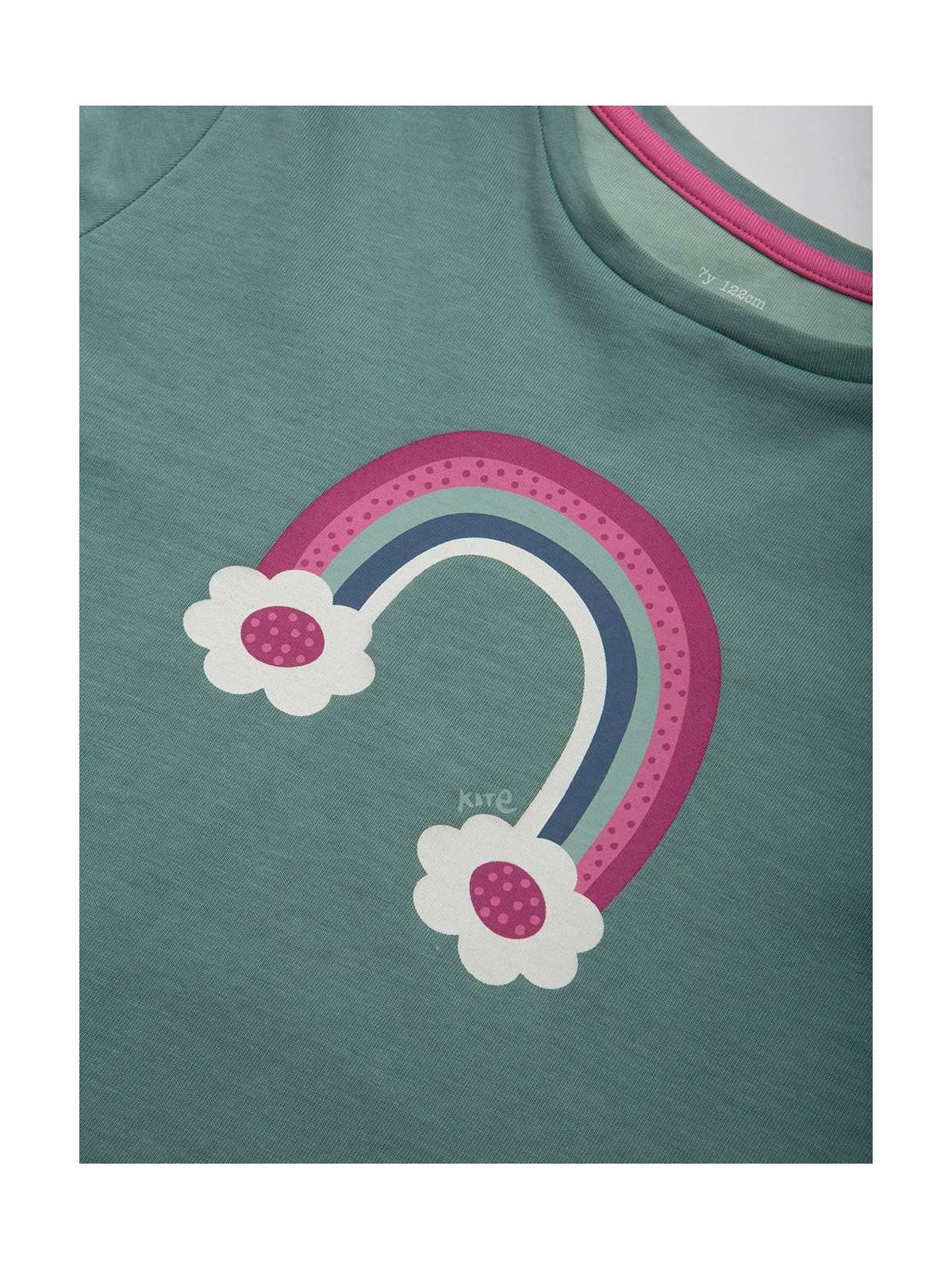kite kids - Bio Kinder Langarmshirt mit Regenbogen-Druck