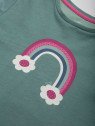 kite kids - Bio Kinder Langarmshirt mit Regenbogen-Druck