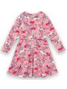 kite kids - Bio Kinder Jersey Skaterkleid mit Pony/Schweine-Allover