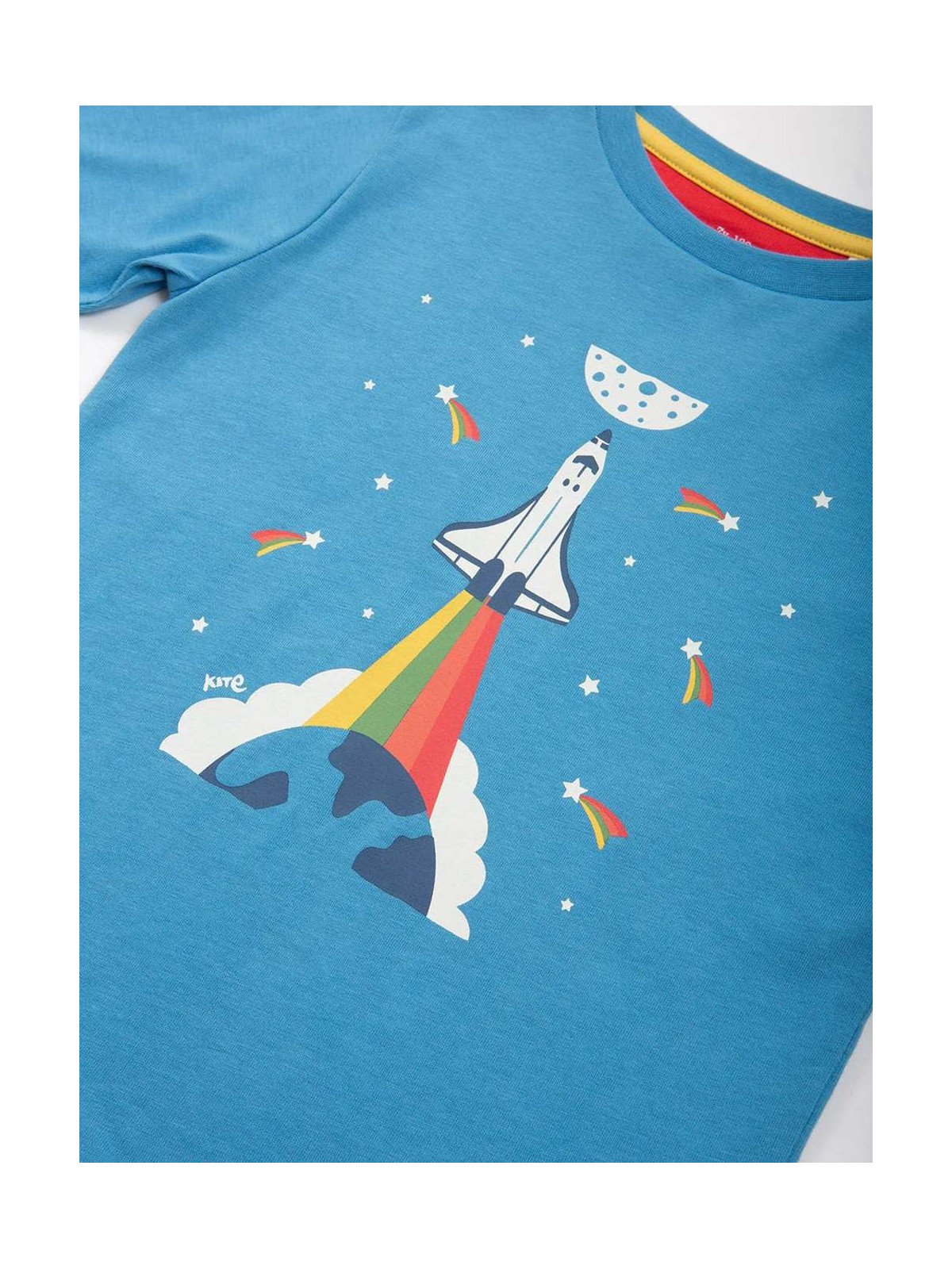 kite kids - Bio Kinder Langarmshirt mit Raketen-Druck