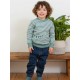 kite kids - Bio Kinder Sweatshirt mit Dinosaurier-Applikation und Streifen