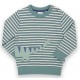 kite kids - Bio Kinder Sweatshirt mit Dinosaurier-Applikation und Streifen
